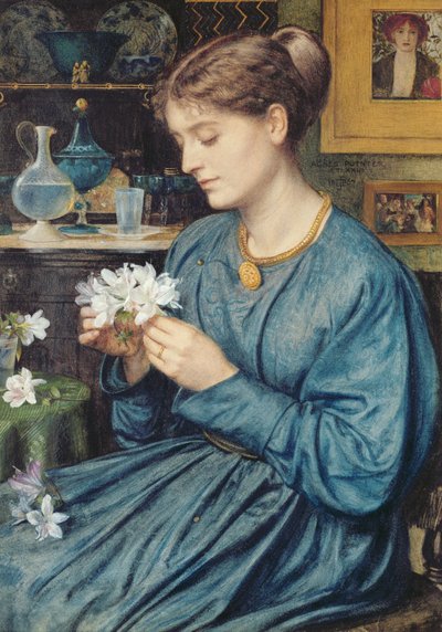 Portrét Agnes Poynter, 1867 od Edward John Poynter