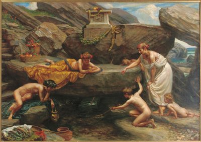 Divy hlubin: Idyla od Edward John Poynter