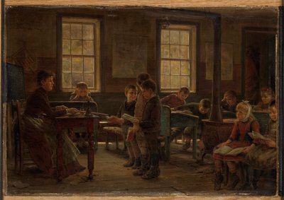 Venkovská škola od Edward Lamson Henry