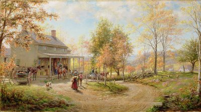 Říjnový den od Edward Lamson Henry