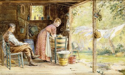 Wash Day, 1890 od Edward Lamson Henry