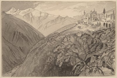 Město na vrcholu kopce (Útočiště Lampedusa) od Edward Lear
