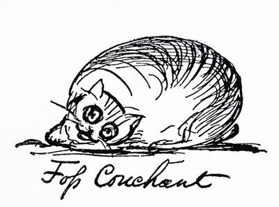 Postava kočky (kresba) od Edward Lear