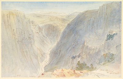 Agia Paraskevi, Epirus, Řecko od Edward Lear