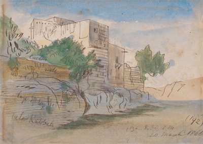 Pod Rabatem, Malta od Edward Lear
