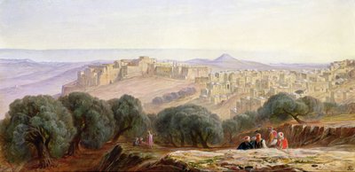 Betlém, cca 1870 od Edward Lear