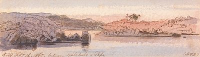 Mezi Kalabshee a Tafou, 17:20, 16. února 1867 (502) od Edward Lear