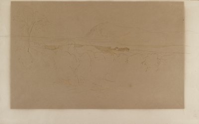 Kalábrie, 1847 od Edward Lear