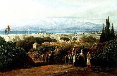 Město se hřbitovem od Edward Lear