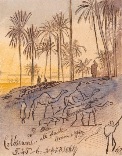 Colósaneh, 17:45 - 18:00, 3. ledna 1867 (62) od Edward Lear