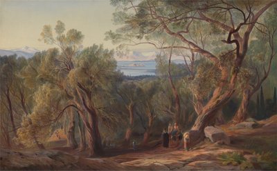 Korfu od Santa Decca od Edward Lear