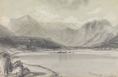 Crummock Voda od Edward Lear