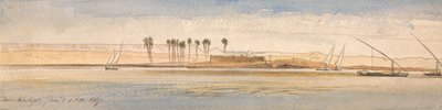 Deir Kadige, 13:00, 2. ledna 1867 od Edward Lear