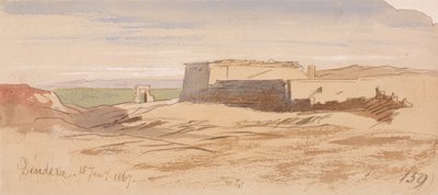 Dendera od Edward Lear