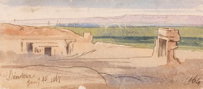 Dendera od Edward Lear