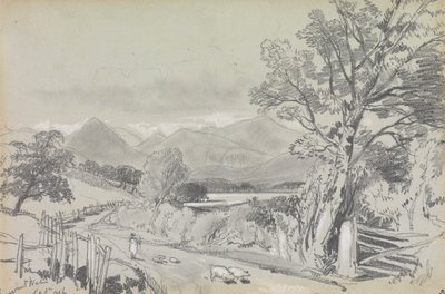 Derwentwater, září 1836 od Edward Lear
