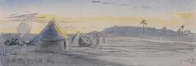 El Areesh, 18:30, 31. března 1867 (33) od Edward Lear