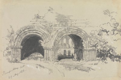 Furness Abbey East, 29. srpna 1836 od Edward Lear