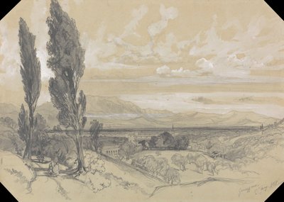 Genezzano, 17. května 1838 od Edward Lear