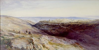 Jeruzalém, 1865 od Edward Lear