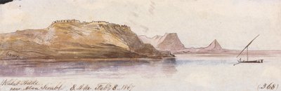 Kulat Adde, poblíž Abu Simbel od Edward Lear