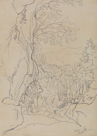 La Cava, 19. července 1838 od Edward Lear