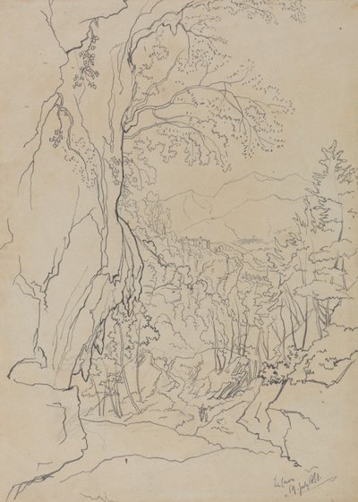 La Cava, 19. července 1838 od Edward Lear