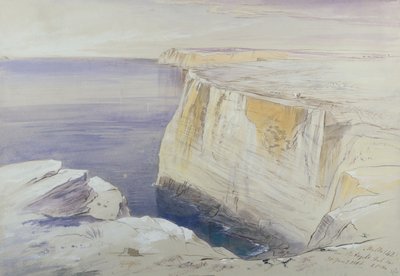 Malta, poblíž St. Angelo Hal Far od Edward Lear