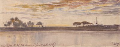 Poblíž Edfu od Edward Lear