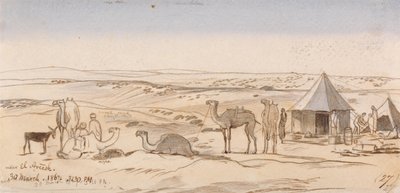 Poblíž El Areesh, 15:30, 30. března 1867 (27) od Edward Lear