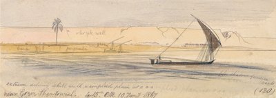 Poblíž Gezir Shendowiel od Edward Lear