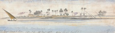 Poblíž Gezir Sherg el Hian od Edward Lear