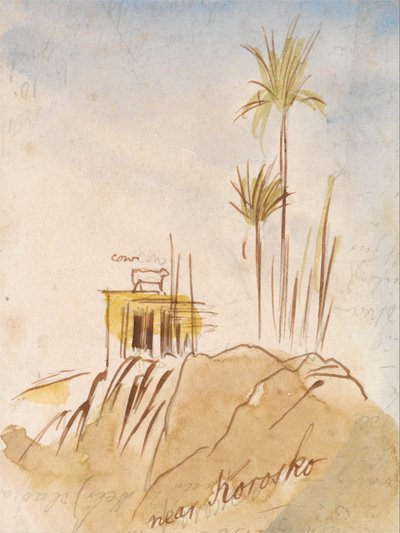 Poblíž Korosko od Edward Lear