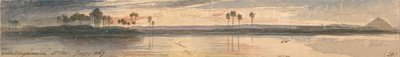 Poblíž Mesghouneh od Edward Lear
