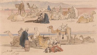 U Suezu, 16. ledna 1849, 13:00 (48) od Edward Lear