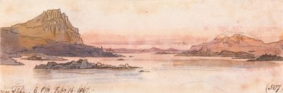 Poblíž Tafy, 18:00, 16. února 1867 (507) od Edward Lear