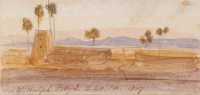 Poblíž Wady Halfeh od Edward Lear