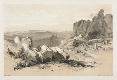 Olevano. od Edward Lear