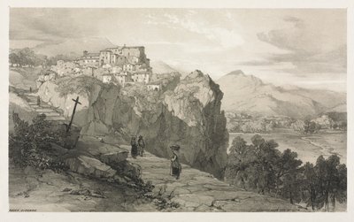 Rocca Giovane. od Edward Lear