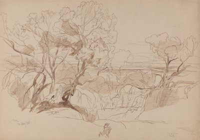 Santa Decca, Korfu, 28. května 1848 (126) od Edward Lear