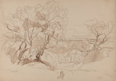 Santa Decca, Korfu, 28. května 1848 (126) od Edward Lear