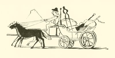 Koště, lopata, poker a kleště (rytina) od Edward Lear