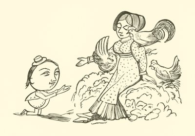 Námluvy Yonghy-Bongy-Bo (rytina) od Edward Lear