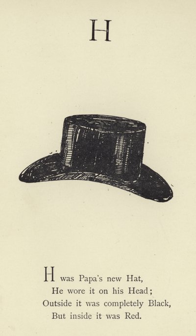 Písmeno H od Edward Lear