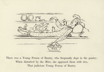 Byl tam mladý člověk z Bantry, který často spal ve spíži od Edward Lear