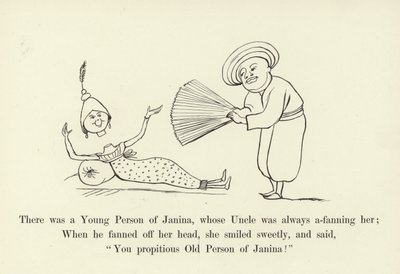 Byla tam Janina Mladá osoba, jejíž strýc ji vždy fandil od Edward Lear