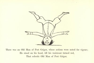 Byl tam starý muž z Port Grigor, jehož činy byly známé svou rázností od Edward Lear