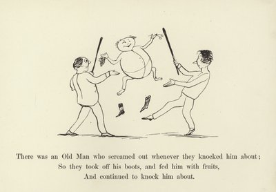 Byl tam stařec, který křičel, kdykoli do něj strčili. od Edward Lear