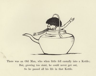 Byl tam jeden Dědek, který když malý nenuceně spadl do konvice od Edward Lear