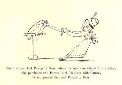 V Grayovi byl starý člověk, jehož pocity byly zabarveny zděšením od Edward Lear